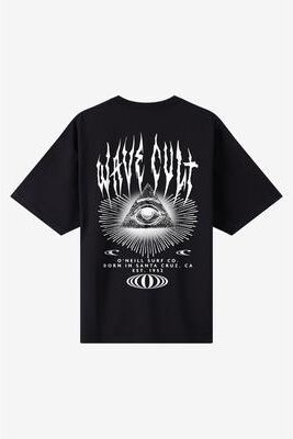 O'Neill s All Seeing Boxy T-Shirt in Black, Size 2XL