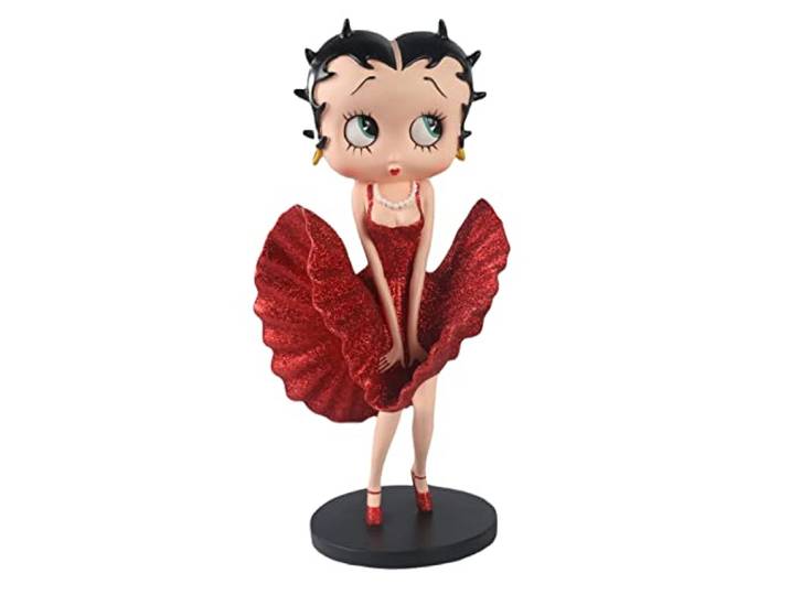 Betty Boop Cool Breeze (Rot Pailletten Kleid) – 32 cm Sammelfigur