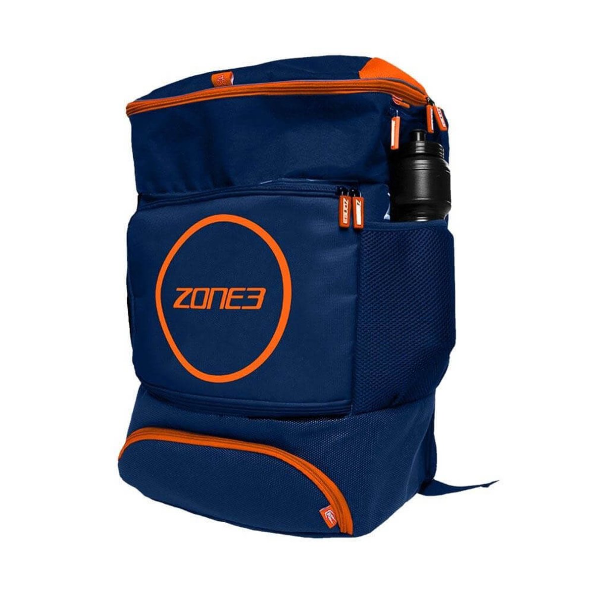 Mochila de transição Zone3 para triatlo azul laranja Unisex