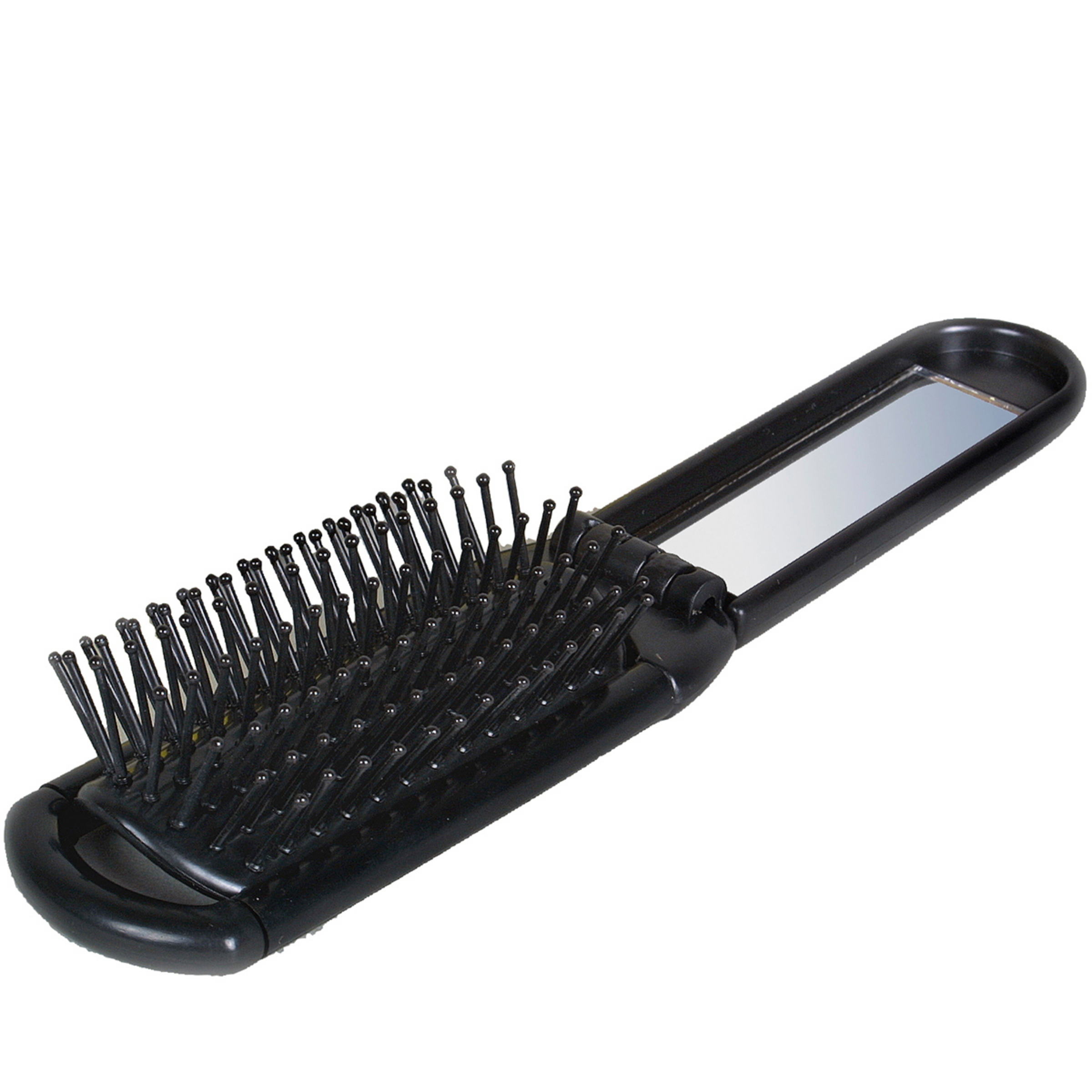 basic Nature Klappbürste Reise-Accessoires schwarz