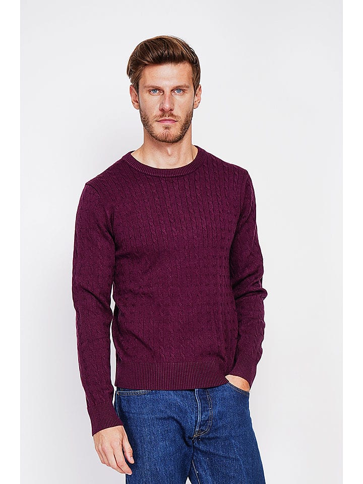C& Jo Pullover in Bordeaux - 46