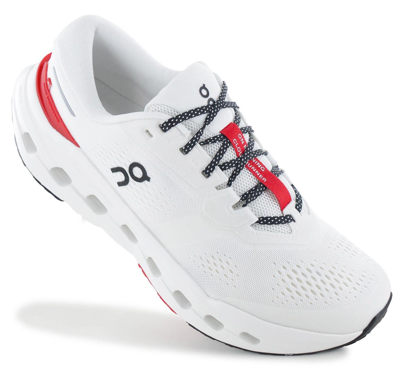 ON Running Cloudrunner 3 - Herren Laufschuhe Straße Ivory-Rubin 3MG10074351 , EU 41 US 8