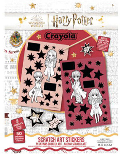 BRINQUEDO CRAYOLA FOLHAS HP + STICK
