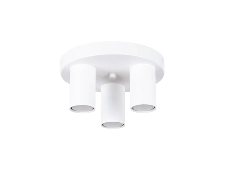 Design Deckenlampe „Lagos“ 3-flammig Weiss Sollux Lighting