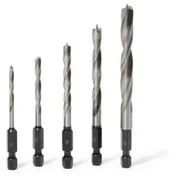 FISCH Holz-Bit-Bohrer-Satz Ø 3 - 8 mm | 5-teilig