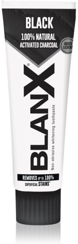 BlanX Black dentifrice blanchissant au charbon actif 75 ml