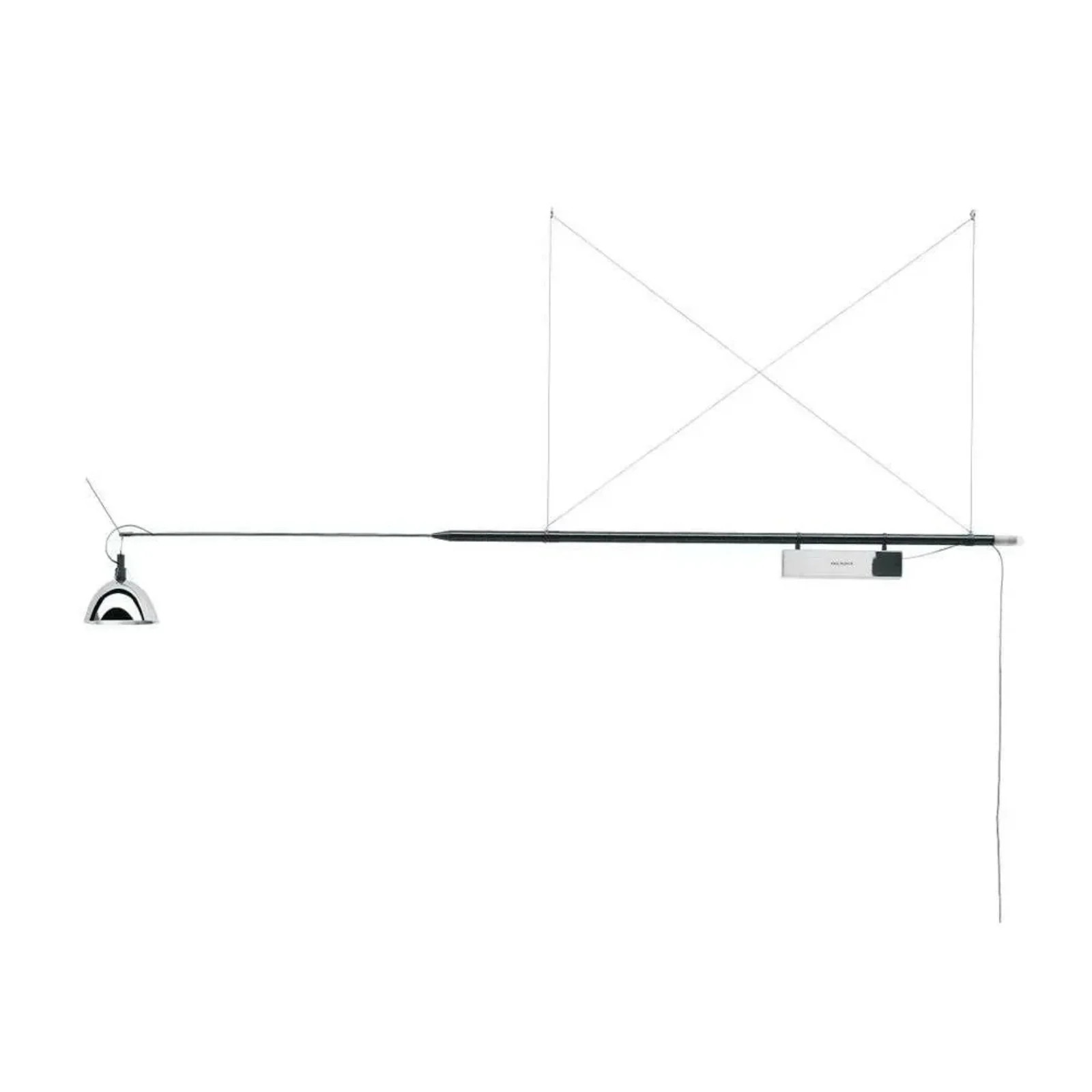 Ingo Maurer Max. Mover LED Hanglamp voor de woonkamer in aluminium