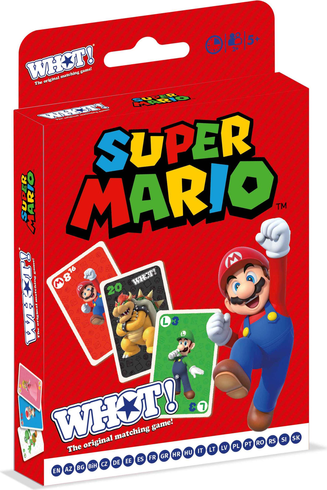Winning Moves WHOT! Super Mario Kaartspel voor 2 spelers vanaf 5 jaar
