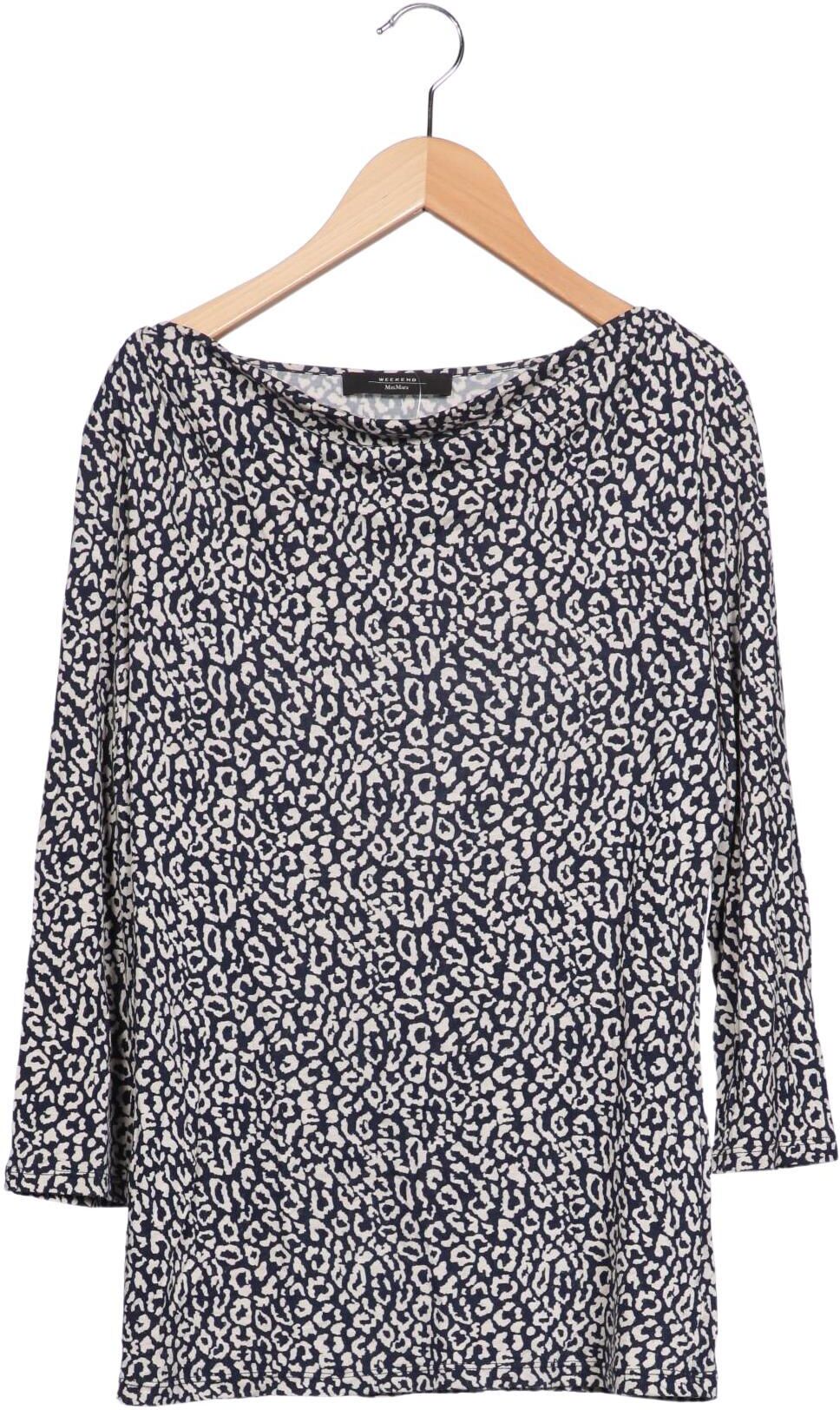 Weekend Max Mara Damen Langarmshirt, Mehrfarbig, Gr. S, Viskose - Second Hand