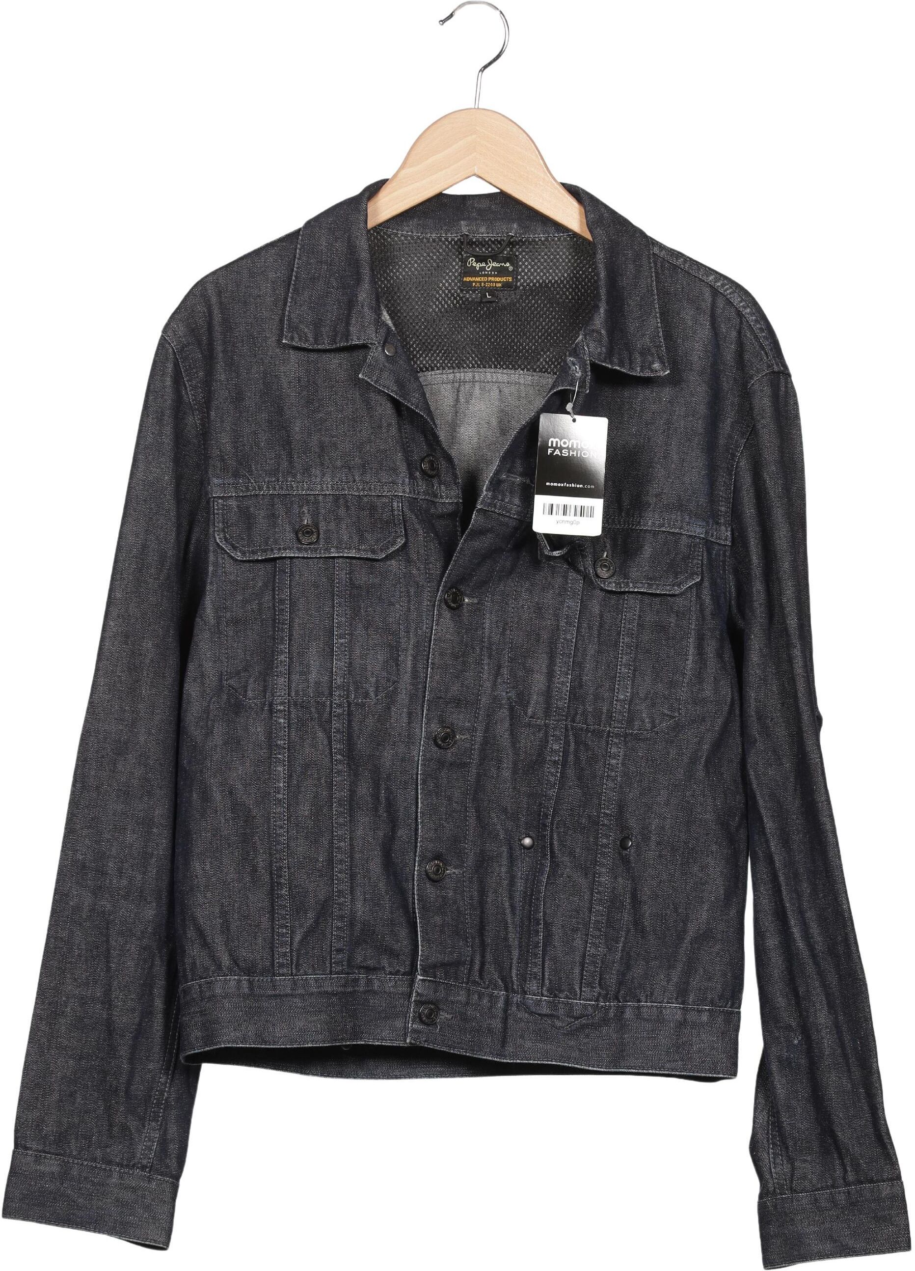 Pepe Jeans Herren Jacke, Blau, Gr. L, Baumwolle - Second Hand