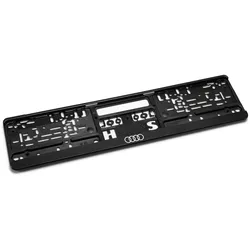 Audi Kennzeichenhalter schwarz 3292100100