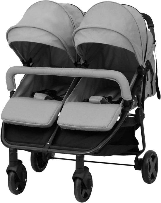 Doppelkinderwagen - Wagen für zwei Kinder - Transport von Kindern - Stahlkonstruktion - 775 x 67 x 25 cm
