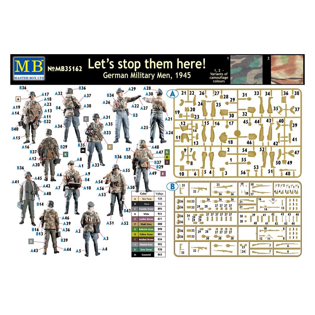 Master Box Let's stop them here" German military me (MB35162)