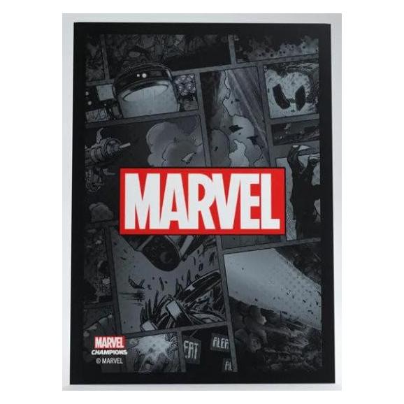 Gamegenic GGS15013ML - Marvel Champions Art Hüllen - Marvel Art schwarz (50 Hüllen) (2003763)
