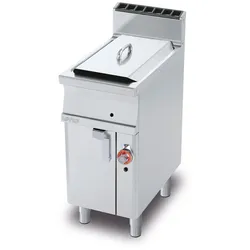Redcook Gas Friteuse 1 Becken 18 LT. Struktur aus rostfreiem Stahl. Abmessungen 40x70,5 h90 cm. Modell F18-74G