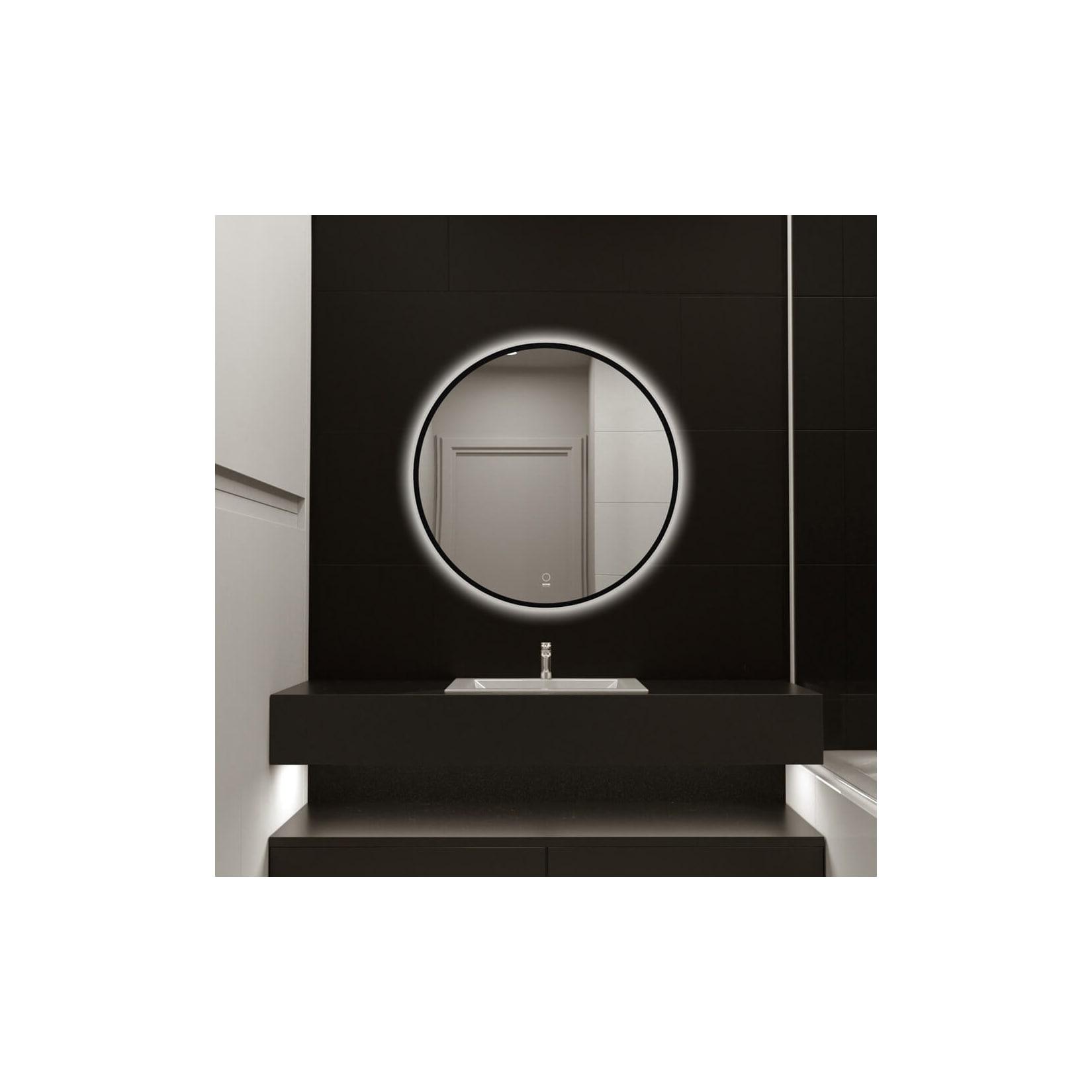 HOME DELUXE LED-Spiegel Rund DUBI - 80 cm