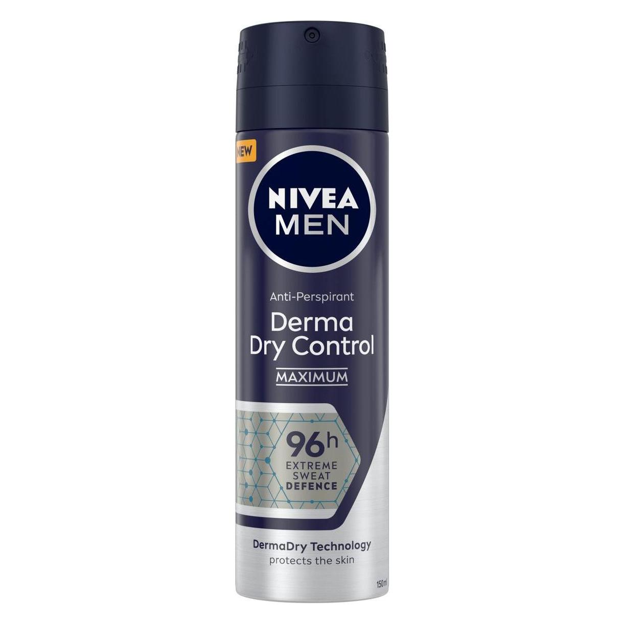 Nivea Men Deodorant Spray Derma Control - Effective Protection For Men (Spray, 150 ml) (56469333)