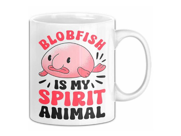 Trendation Tasse Blobfisch Tasse Geschenk Blobfish Geschenkidee Fan Lustig Hu