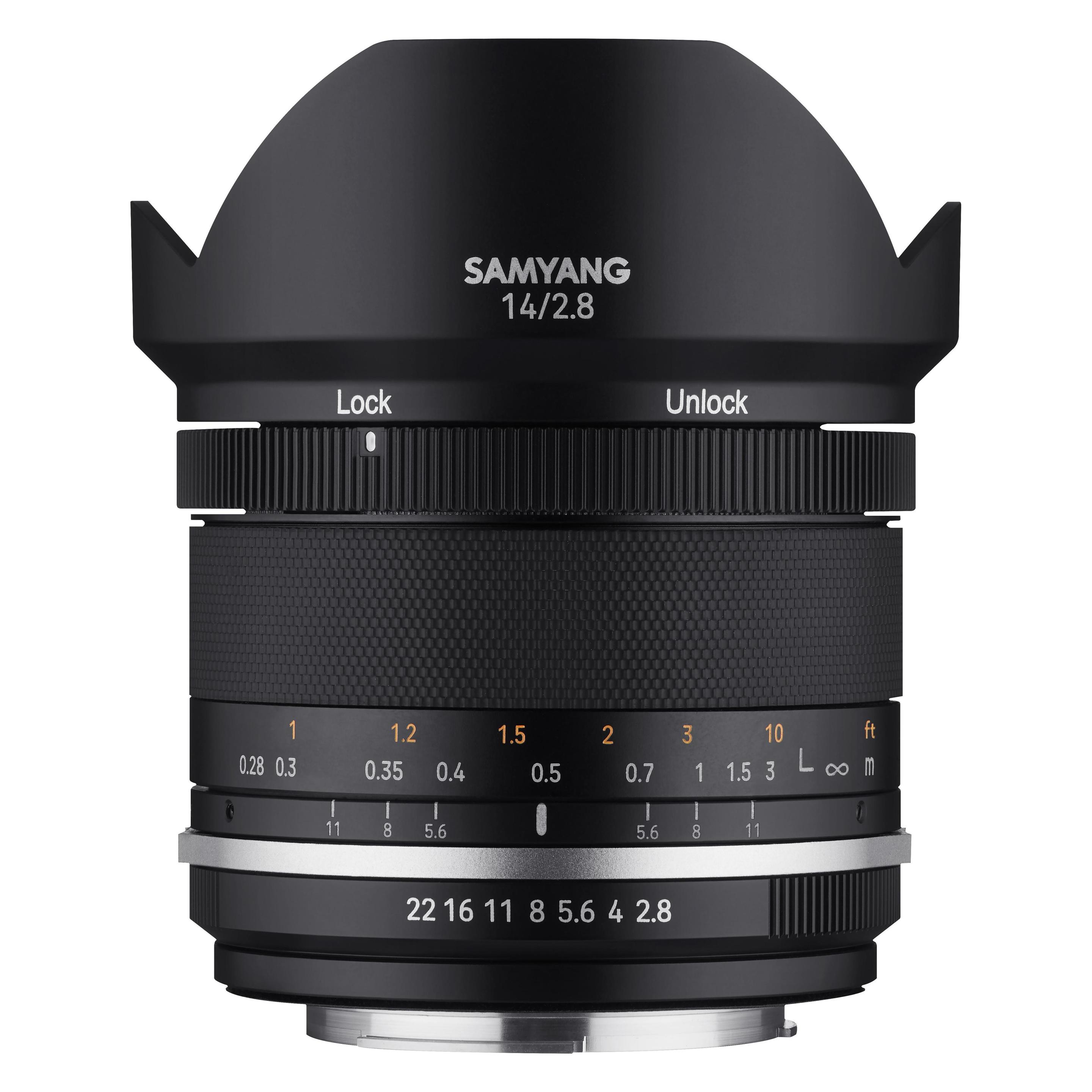 Samyang MF 2,8/14 MK2 Fuji X (Fujifilm X, APS-C / DX, Vollformat) (22989)