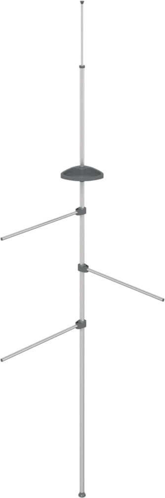 vidaXL Porte-serviette 47x280 cm aluminium