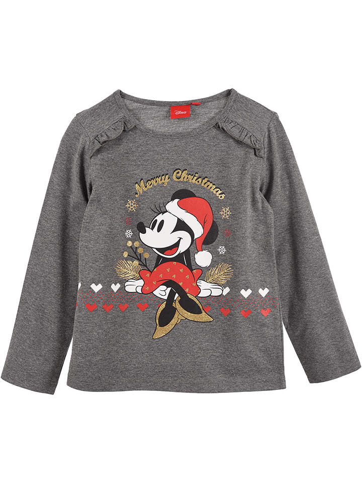 Disney Minnie Mouse Longsleeve "Minnie" in Grau - 116