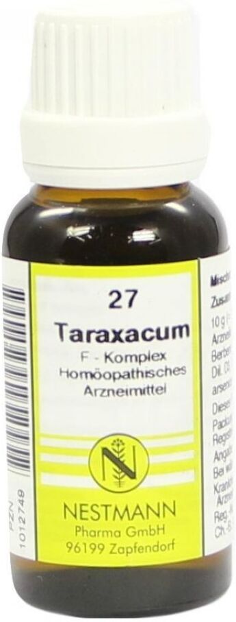NESTMANN Taraxacum F Komplex 27 Dilution 20ml