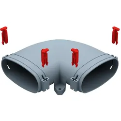 Helios Ventilatoren FlexPipe Bogen Horizontal FRS-BH 51