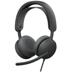 Logitech 981-001618, Kabelgebunden, Graphit (Kabelgebunden, USB-C, Microsoft Teams), Office Headset, Grau