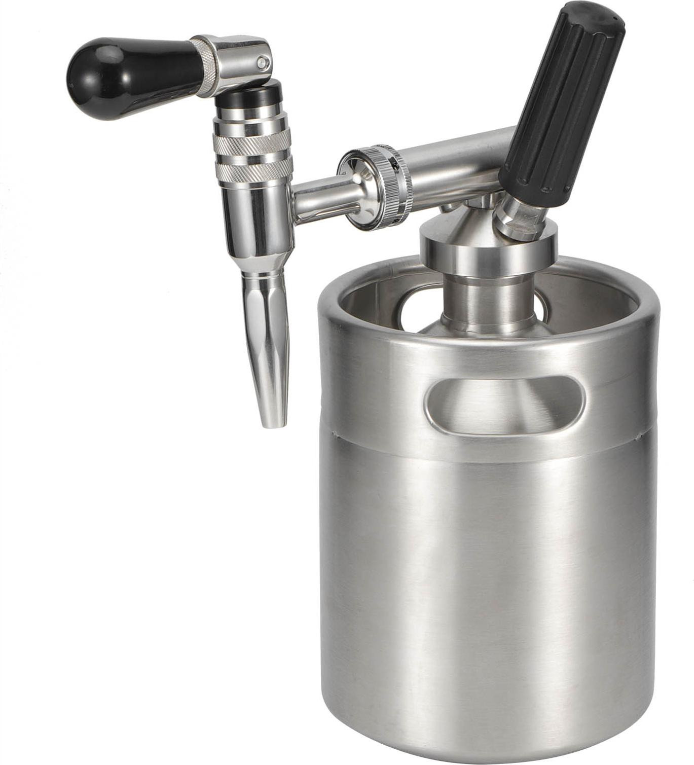 Cocosity Nitro Cold Brew koffiemachine met roestvrijstalen vat en doseersysteem, 2 liter