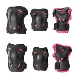 ROLLERBLADE SKATE GEAR JR 3 Pack Schonerset 2026 black/pink - XXXS