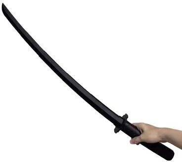 Inspired Finds Extendable Japanese 3D Gravity Knife Katana Cosplay Prop For Adults black