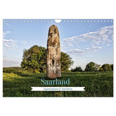 Saarland Impressionen & Ansichten (Wandkalender 2027 DIN A4 quer), CALVENDO Monatskalender