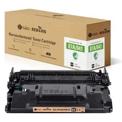 G&G, Toner, Toner ersetzt HP 87A Kompatibel Schwarz 9000 Seiten Reborn remanufactured 2