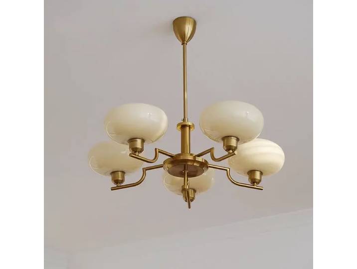 Boule lumineuse suspendue en verre au Design artistique rétro, utilisée dans les chambres à coucher, les salles d'étude, les cuisines, lustre d'île suspendu d'intérieur