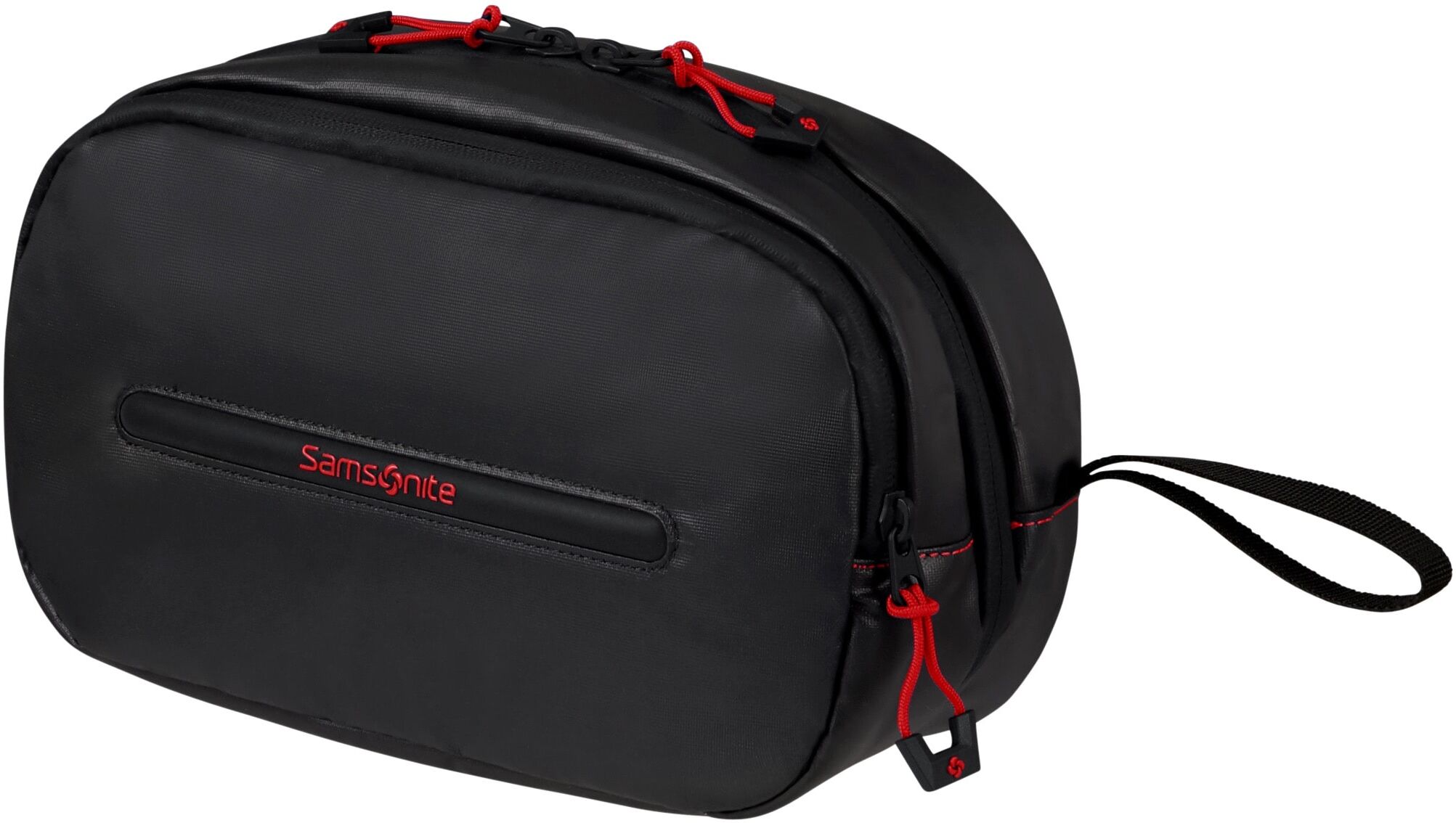 Kulturbeutel SAMSONITE "Prodiver TOILET KIT", Damen, Gr. B/H/T: 26cm x 16cm x 13cm, schwarz, Nylon, Polyester, Taschen Kulturbeutel, Kosmetiktasche Reisekosmetiktasche Beauty-Bag mit Handschlaufe schwarz B/H/T: 26cm x 16cm x 13cm