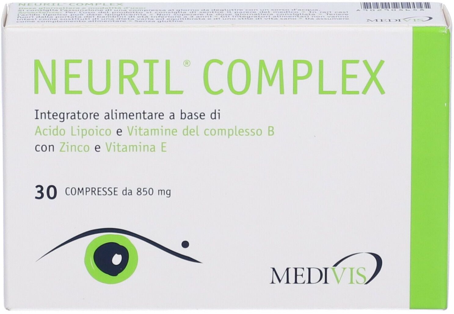 DOC GENERICI Srl Medivis, Neuril Complex, 30 Compresse