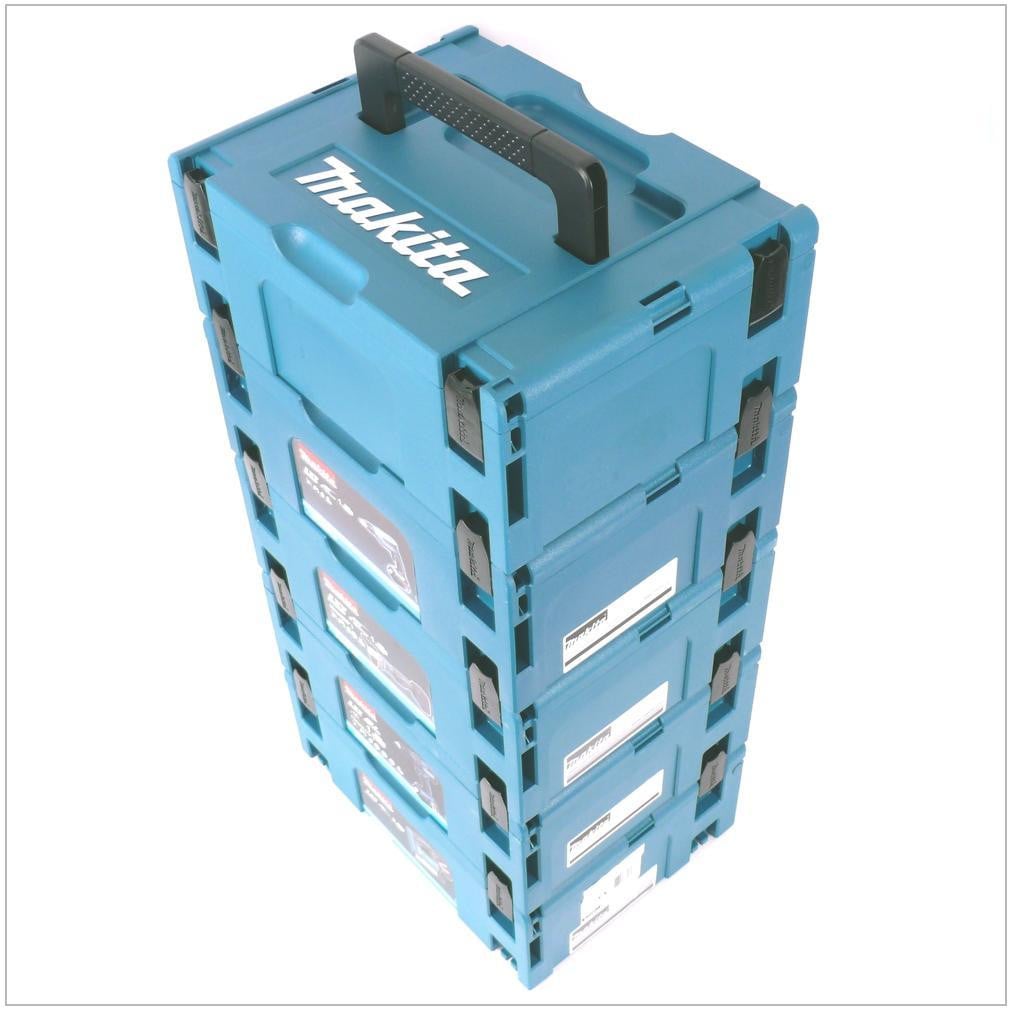 Makita Makpac 2 transportbox systeemkoffer 5-delige set