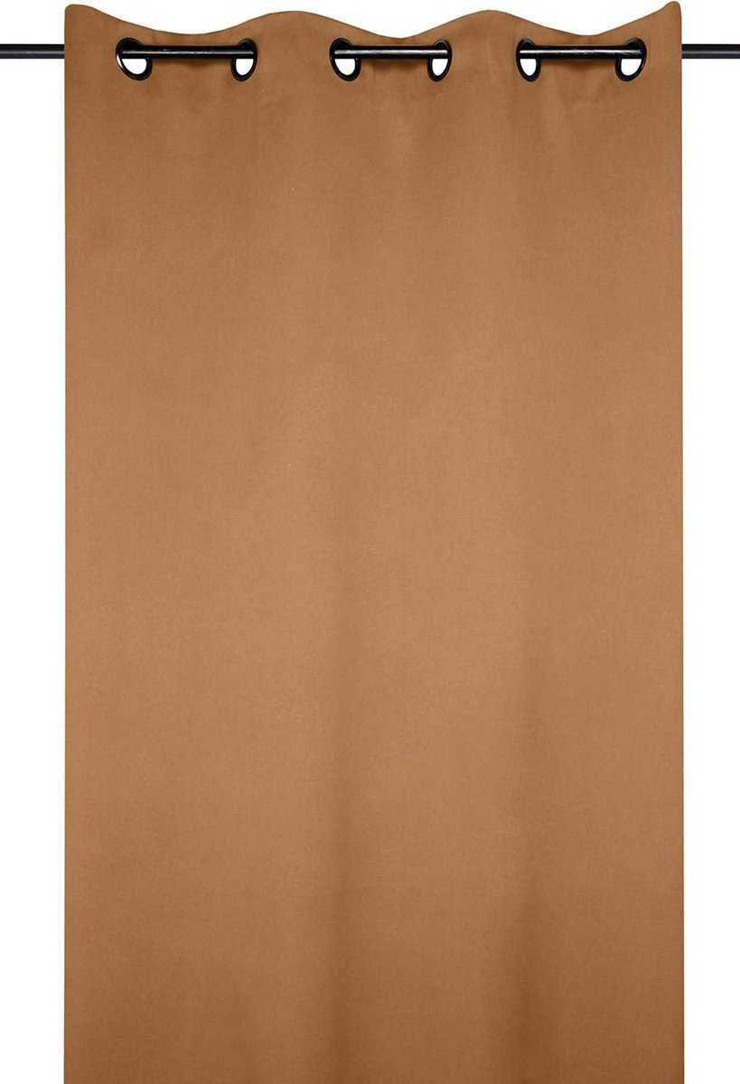 Gordijn Notte Paneel - Verduisterend Raambekleding - Camel - 140 x 280 cm