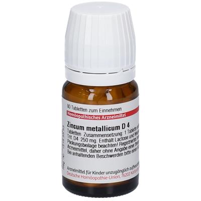 Zincum Metallicum D 4 Tabletten 80 St