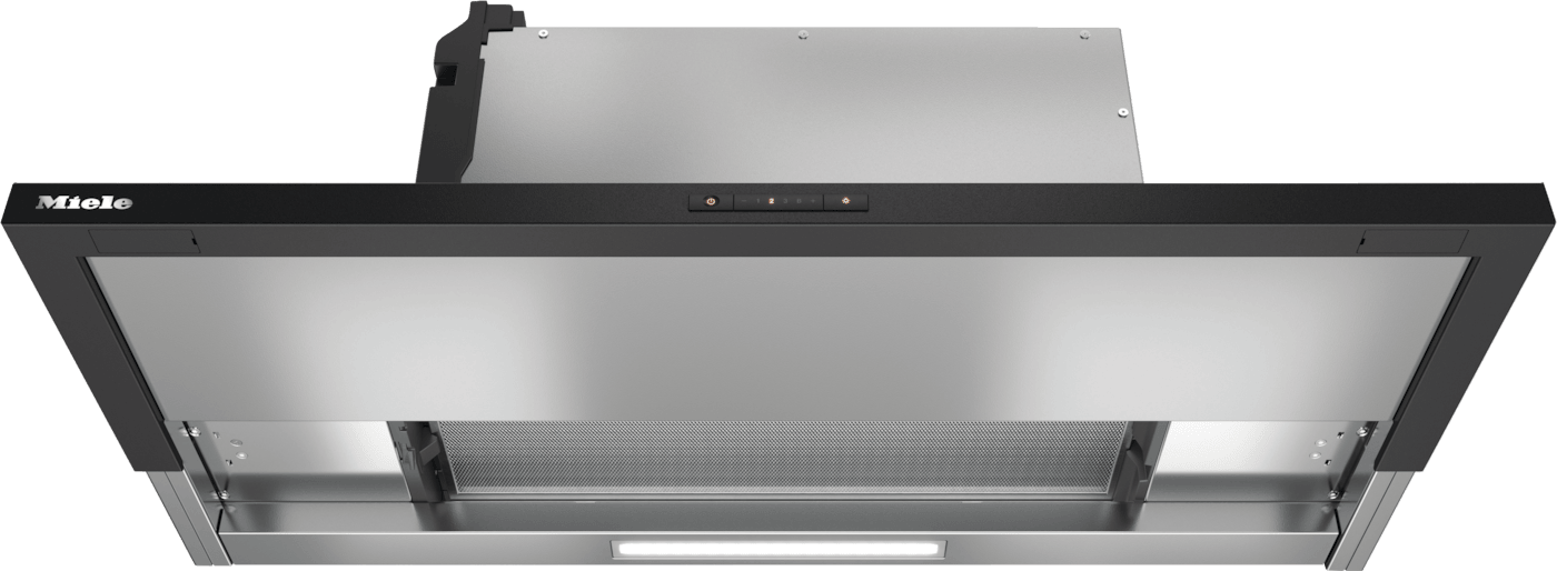 Miele DAS2920 Abluft/Umluft Dunstabzugshaube/Esse Flachschirmhaube 896 mm (Schwarz) 12929430