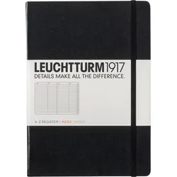 Leuchtturm 1917 Adressbuch A5, schwarz