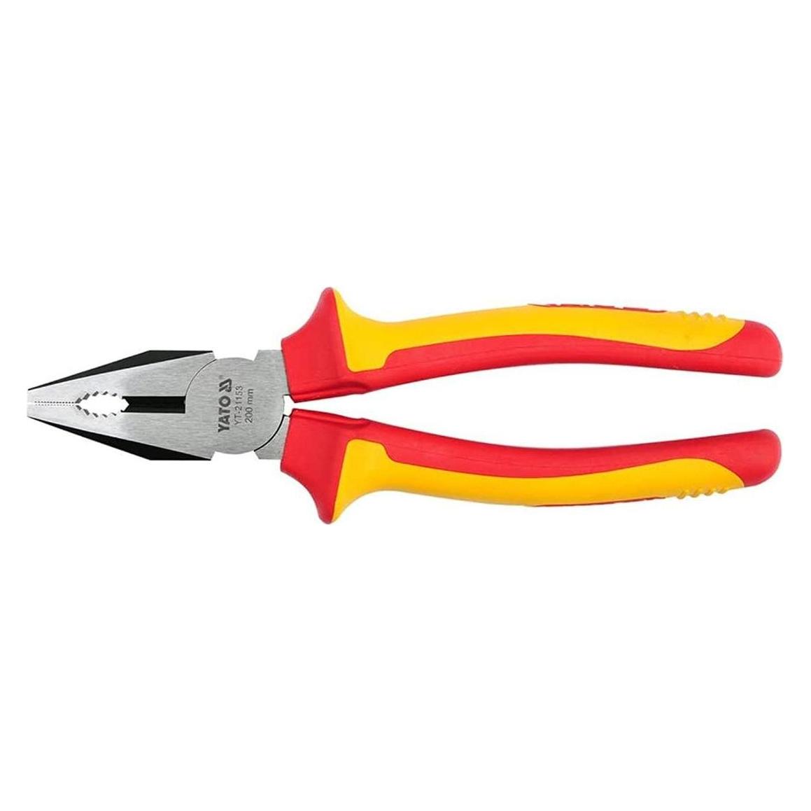 Yato Insulated Combination Pliers 200mm Vde (200 mm) (YT-21153)