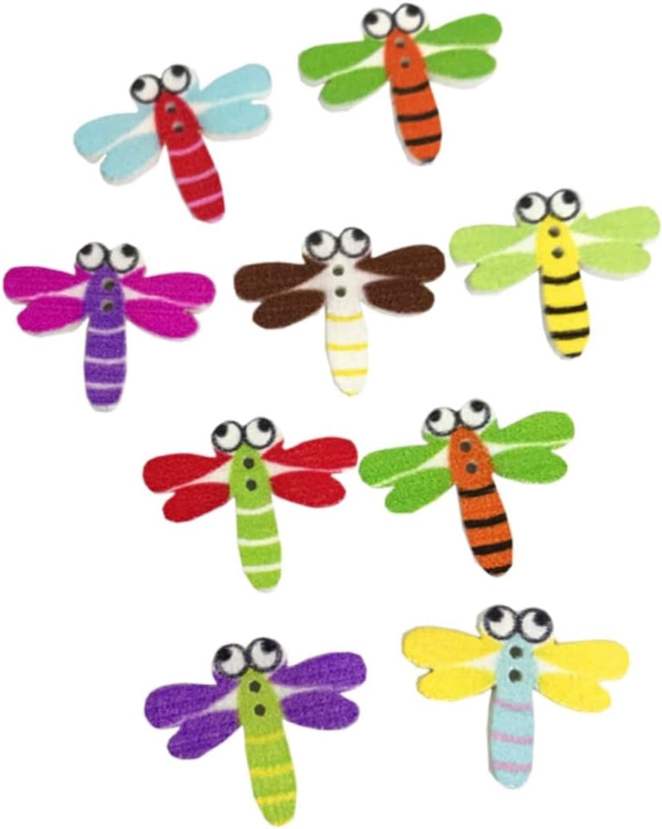 Houten knopen van Knopen Ambachten voor DIY decoratie, 100 stuks, mix kleuren