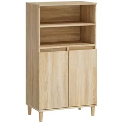 vidaXL Highboard Sonoma-Eiche 60x36x110 cm Holzwerkstoff