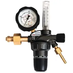 GCE, Zubehör Druckluftwerkzeug, Flaschendruckminderer ProControl Flowmeter Argon / CO 200 bar 1-stufig 16 l/min