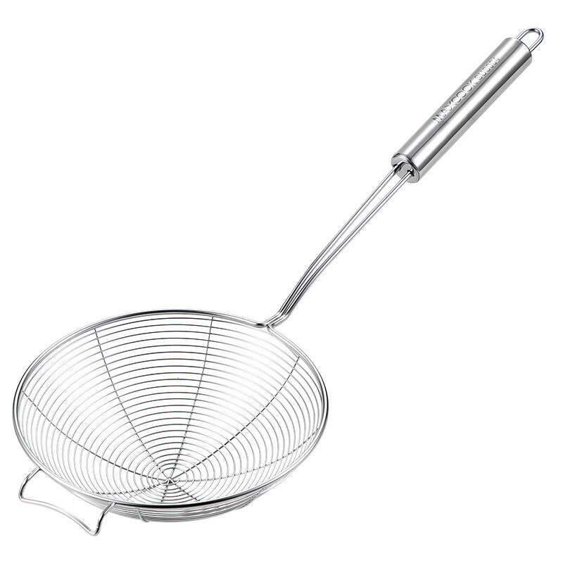 Maxcook schuimspaan/zeeflepel van 304 roestvrij staal, 16 cm, MCCU2380