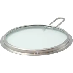 Eva Solo Eva Trio - Glasdeckel - Brushed steel - 20 cm, Zubehör Kochgeschirr, Transparent, Silber