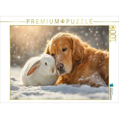 CALVENDO Puzzle Winterzauber voller Wärme | 1000 Teile Lege-Größe 64x48cm Foto-Puzzle für glückliche Stunden