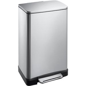 EKO Mülleimer E-Cube, VB 926830, matt silber, aus Edelstahl, 30 Liter