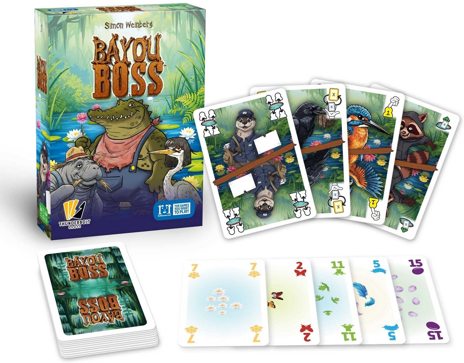 Bayou Boss - Strategic Trick-Taking Card Game for 2-6 Players by R & R Games